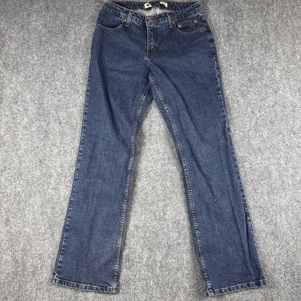 Women's Harley Davidson Bootcut Motorcycle Blue Jeans size 8